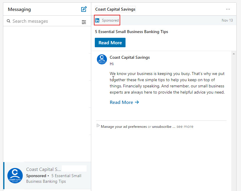 july week 4 blog post 3 sponsored inmail